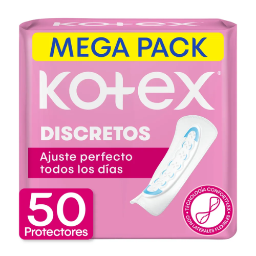 PROTECTORES DIARIOS KOTEX DISCRETOS X 50 UND